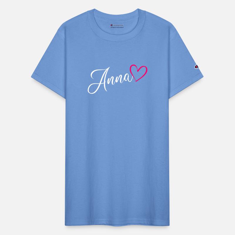 Anna Name Pink Heart