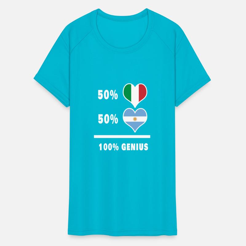 Argentina and Italy 100% genius flag design