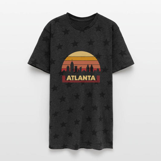 Atlanta Retro Skyline Sunset
