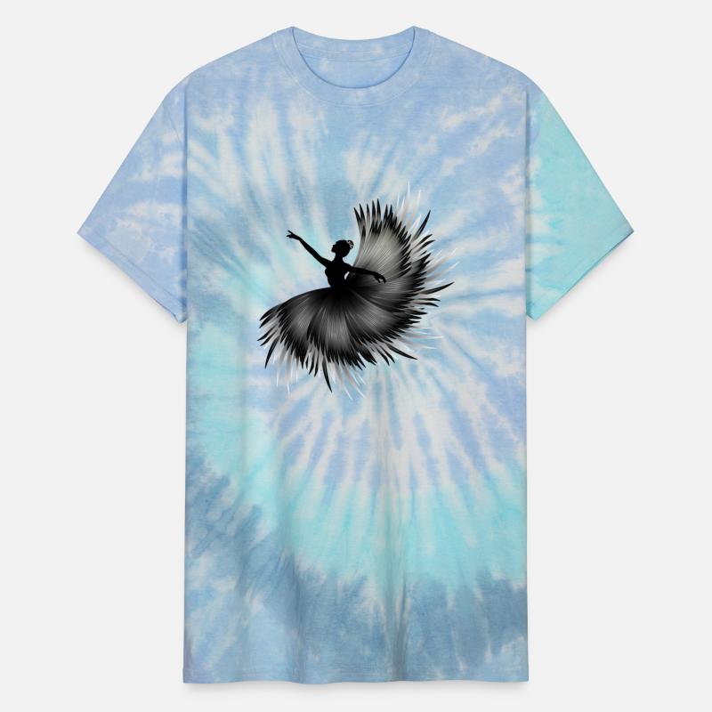 Ballerina silhouette with gorgeous plumage