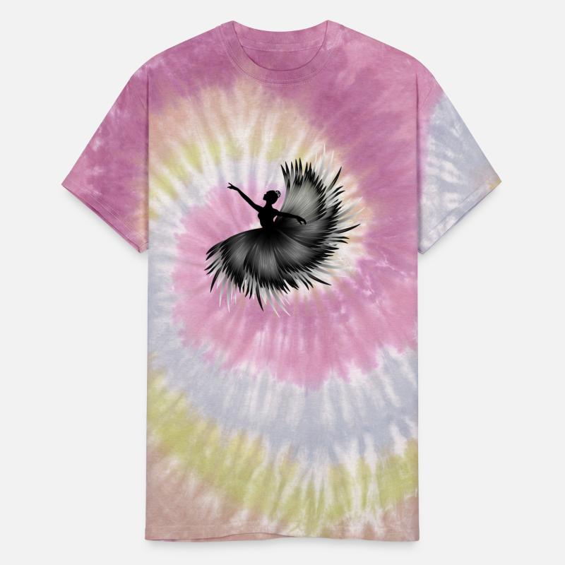 Ballerina silhouette with gorgeous plumage