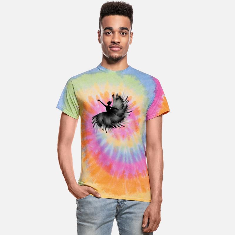 Ballerina silhouette with gorgeous plumage