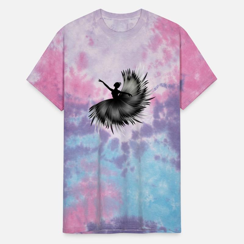 Ballerina silhouette with gorgeous plumage