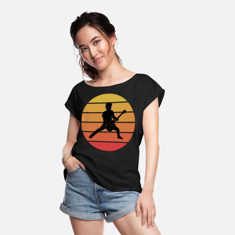 Bass Guitar Player Musician Bassist Vintage Retro