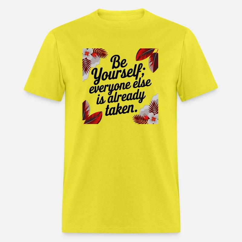Be Yourself Quote Floral Design
