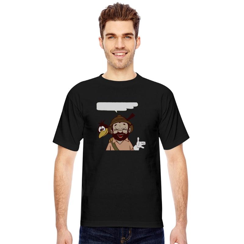 Bearded Man With Crow - Empty Speech Bubble