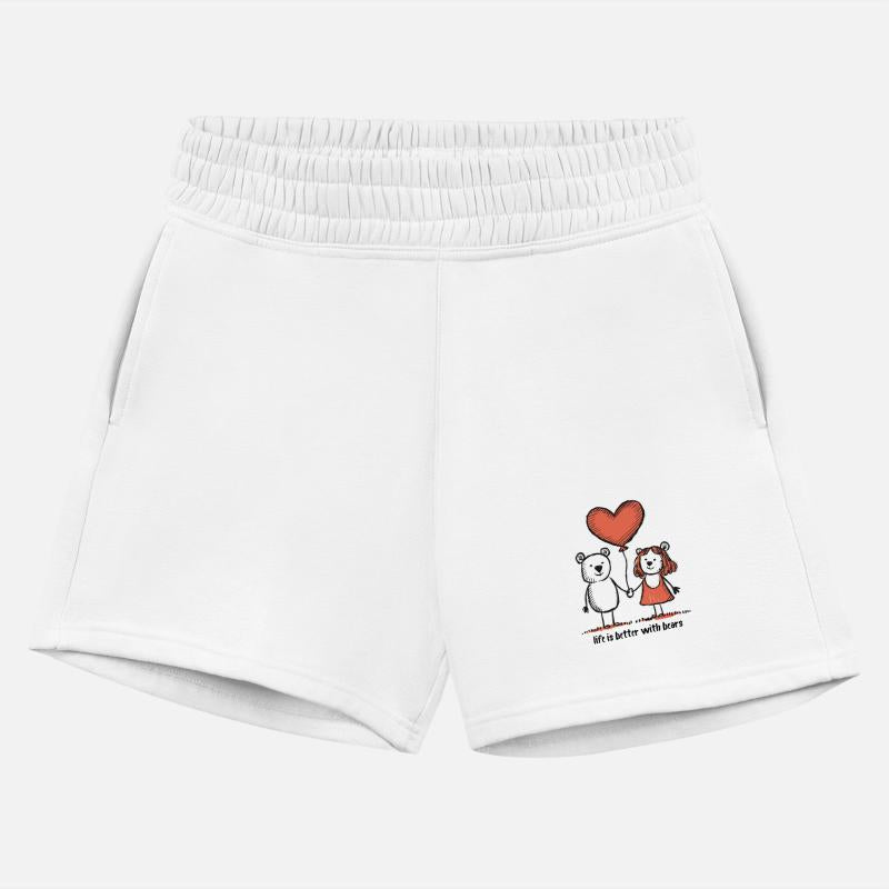 Bears Lovers Stick Figure Couple Funny Animals