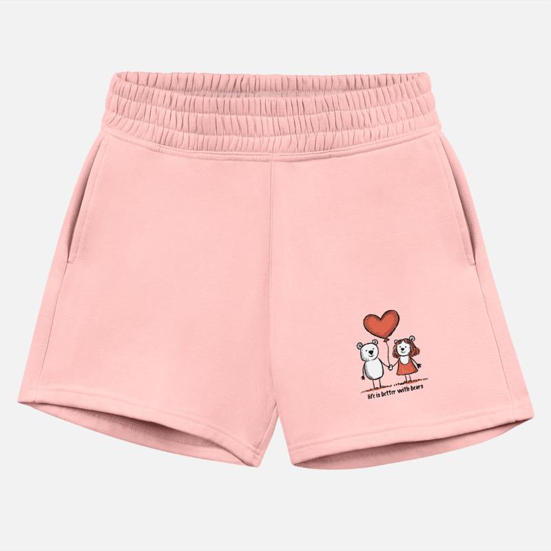 Bears Lovers Stick Figure Couple Funny Animals