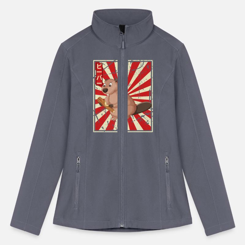 Beaver Retro Kawaii Vintage Rodent Animal Anime Ja