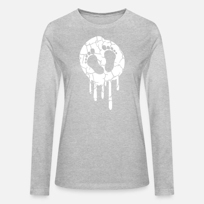 Belly 2 Feet Footprint Pregnant Woman Pregnancy