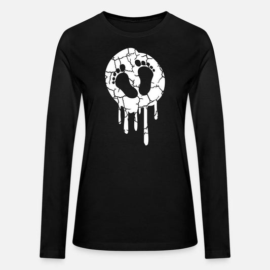 Belly 2 Feet Footprint Pregnant Woman Pregnancy