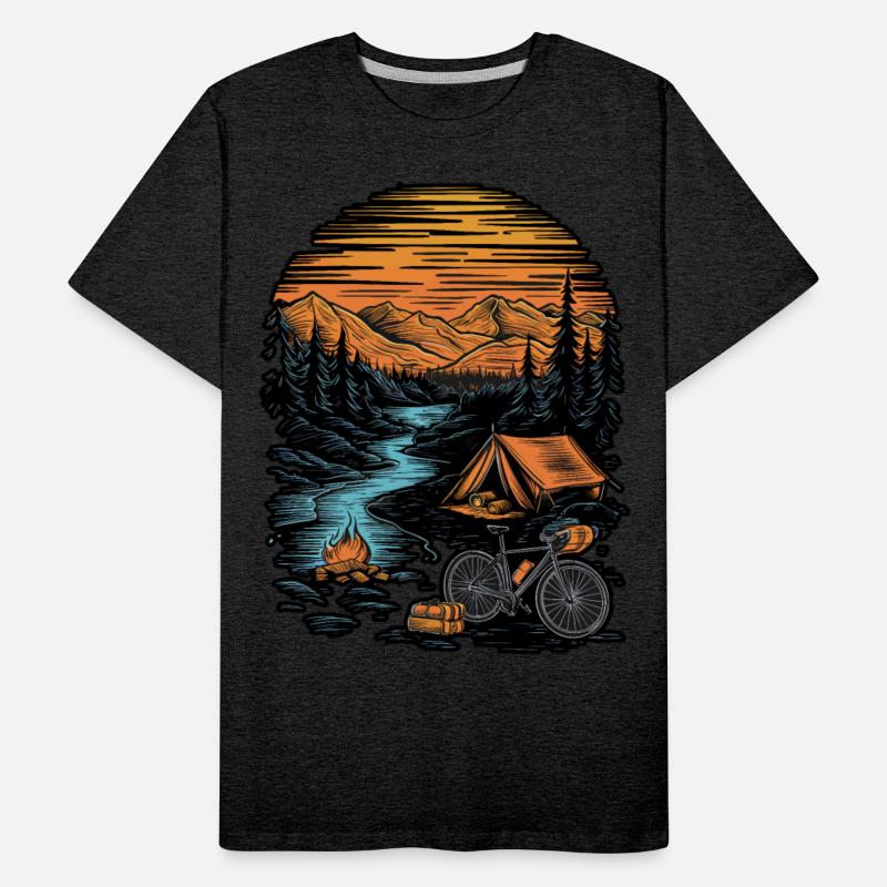 Bicycle Camping Mountains Nature Excursion