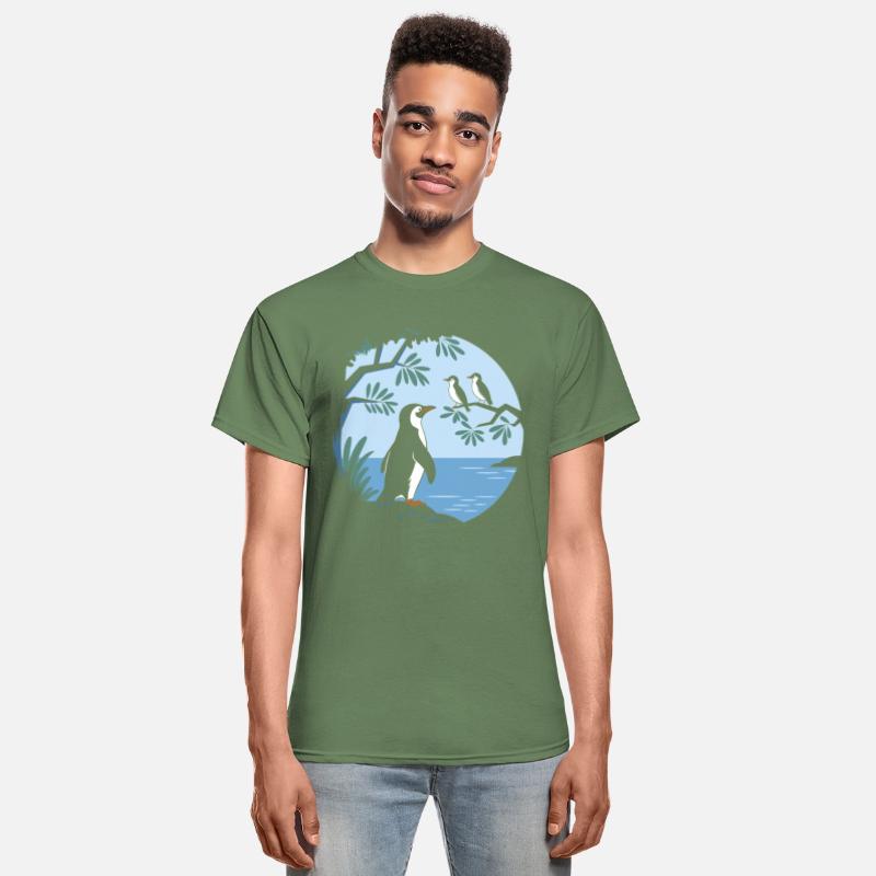 Birdwatching Penguins Nature Scene