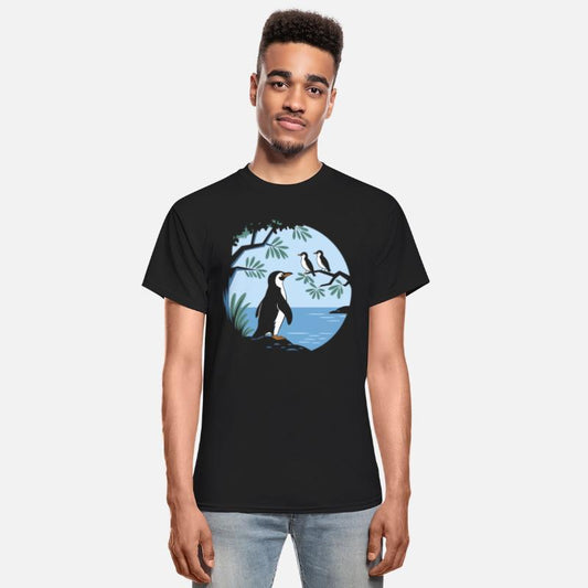 Birdwatching Penguins Nature Scene