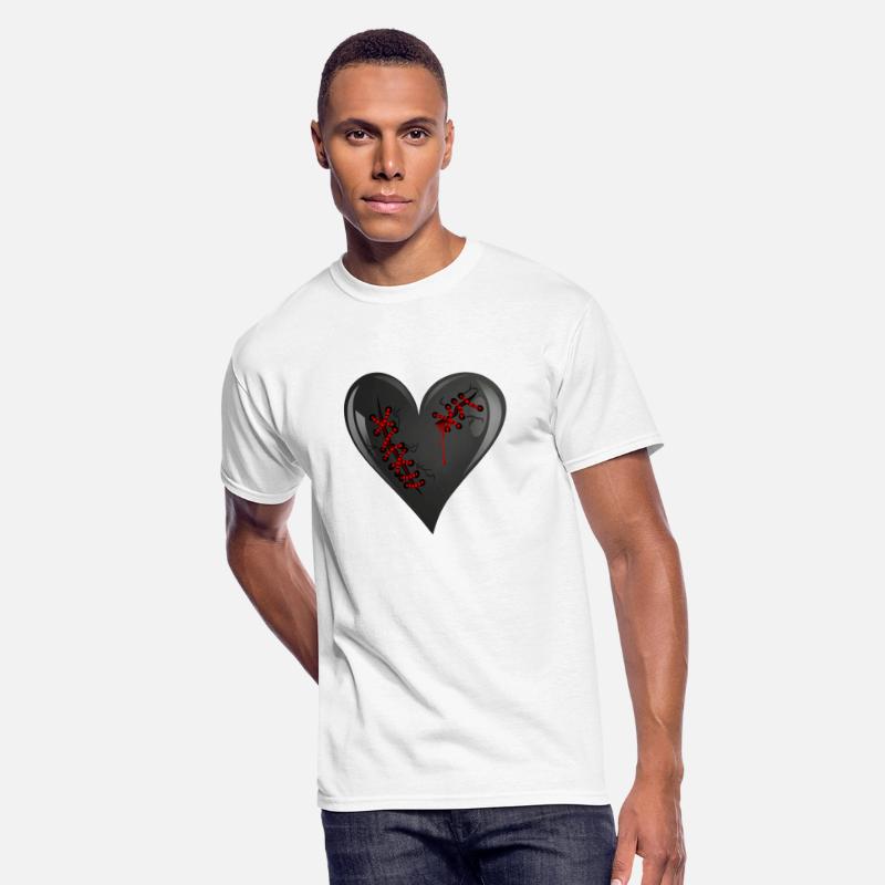 Black Bleeding Cut Open Broken Heart Valentine