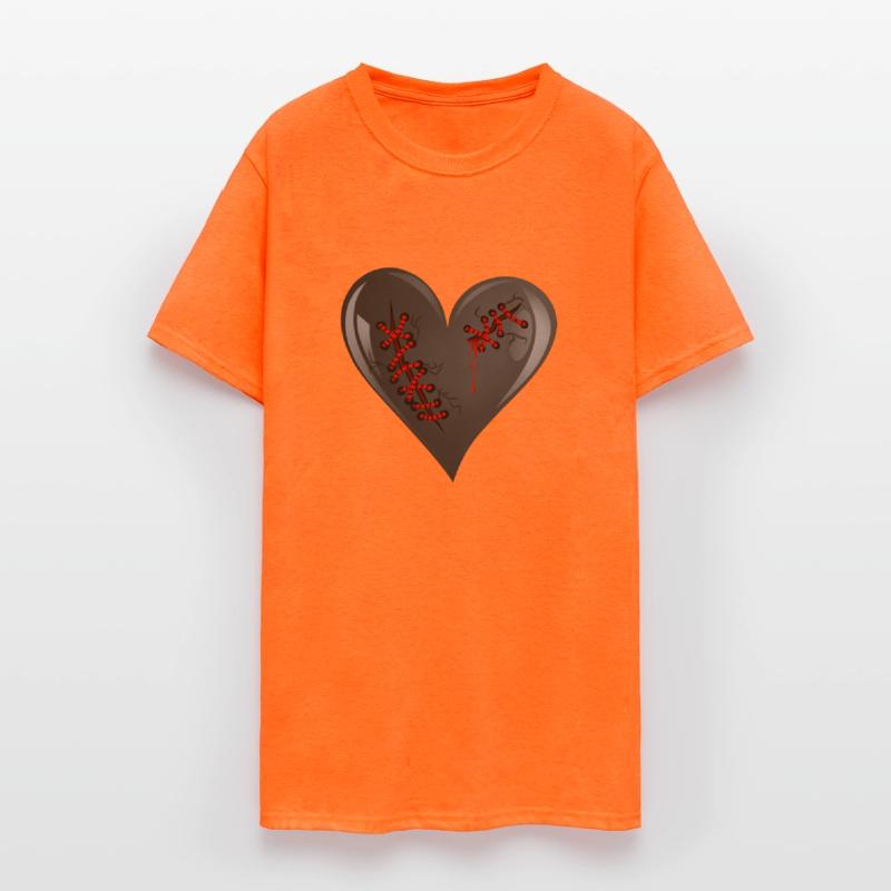 Black Bleeding Cut Open Broken Heart Valentine