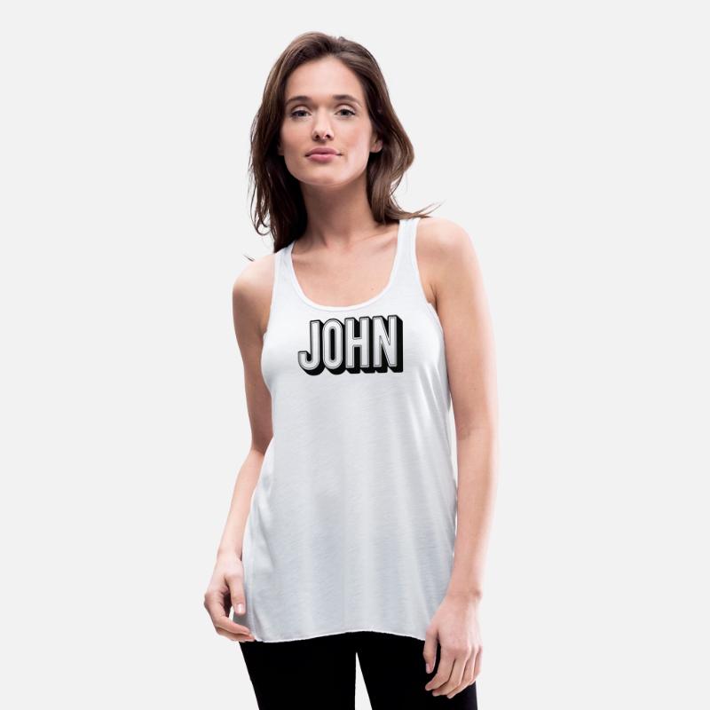 Bold Block Letter JOHN Graphic Design