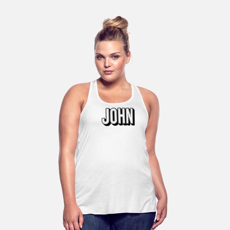 Bold Block Letter JOHN Graphic Design