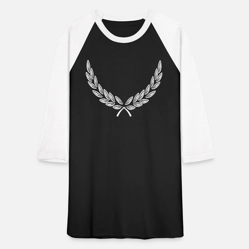Bottom decoration laurel wreath white