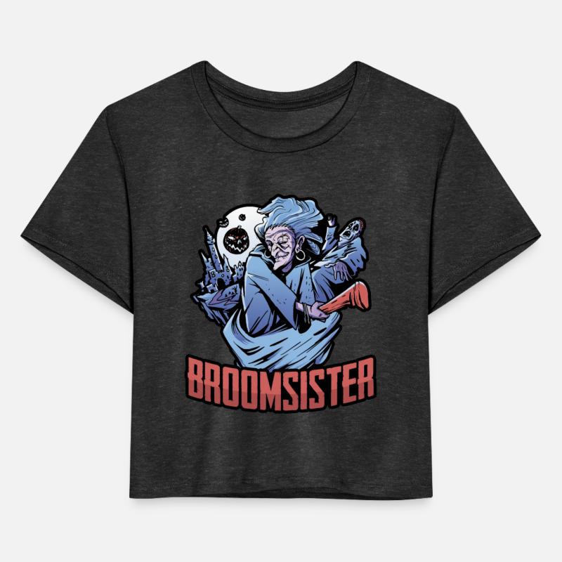 Broomsister Evil Magic Sorcerer Halloween Costume