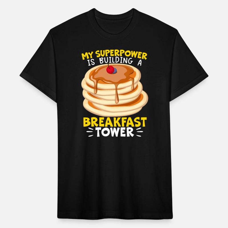 Building A Breakfast Tower Pancake Maker Food