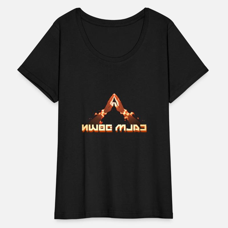 Calm Down! Mirror Image: cool reverse typography