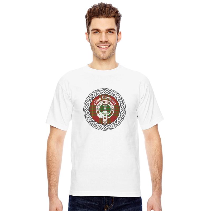 Cameron surname Scottish tartan t shirt