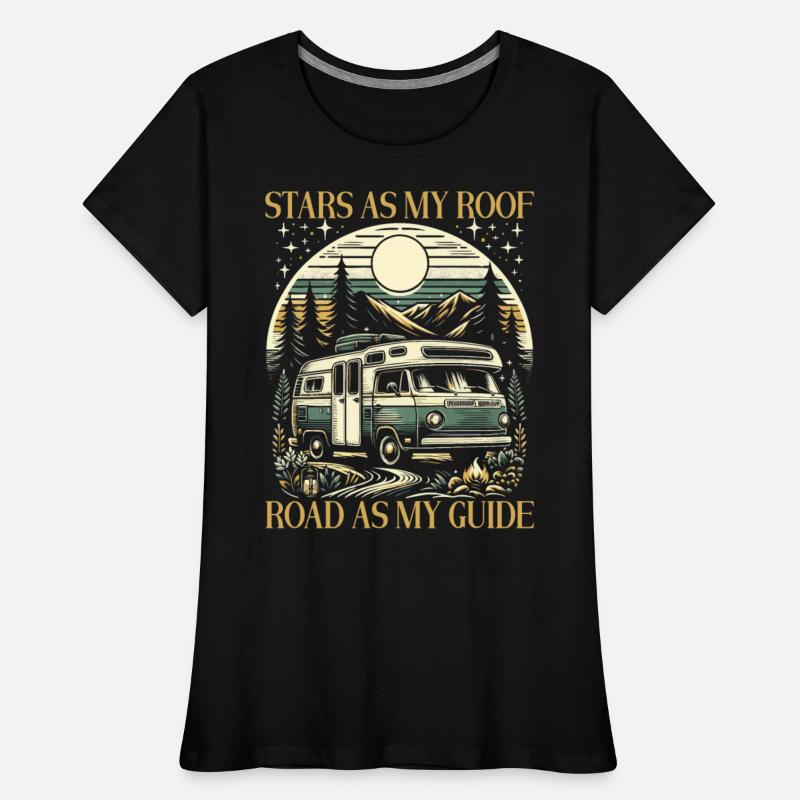 Camper Van Traveling Camping Outdoor Nature Camp