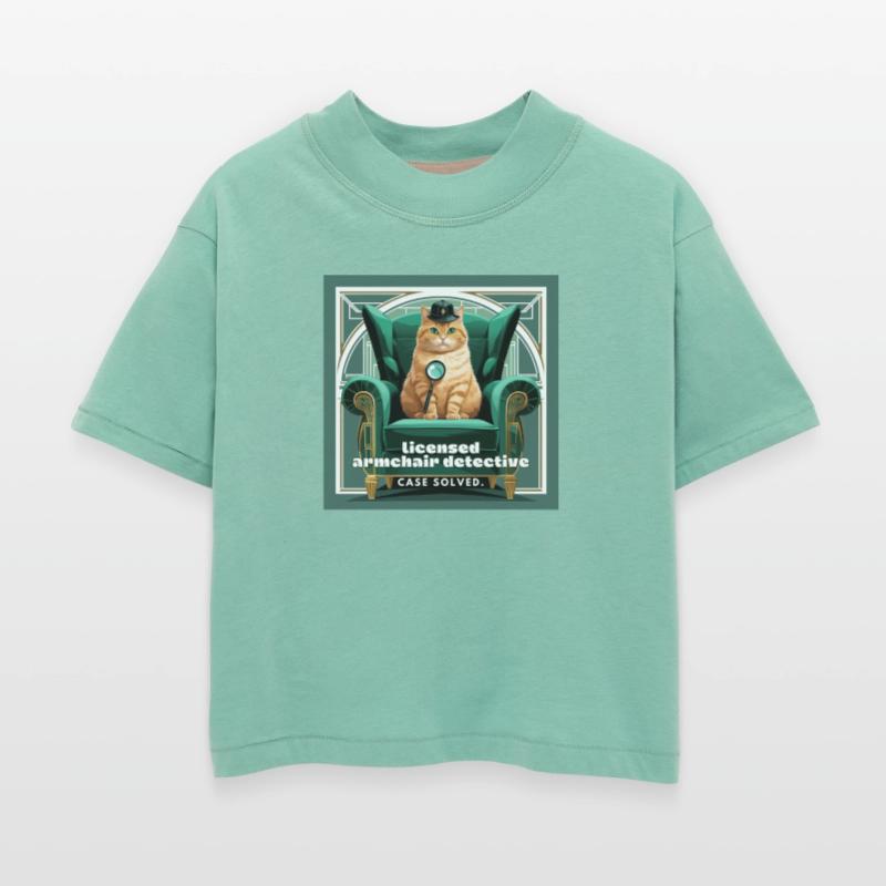 Cat Armchair Detective - Gift for True Crime Fans