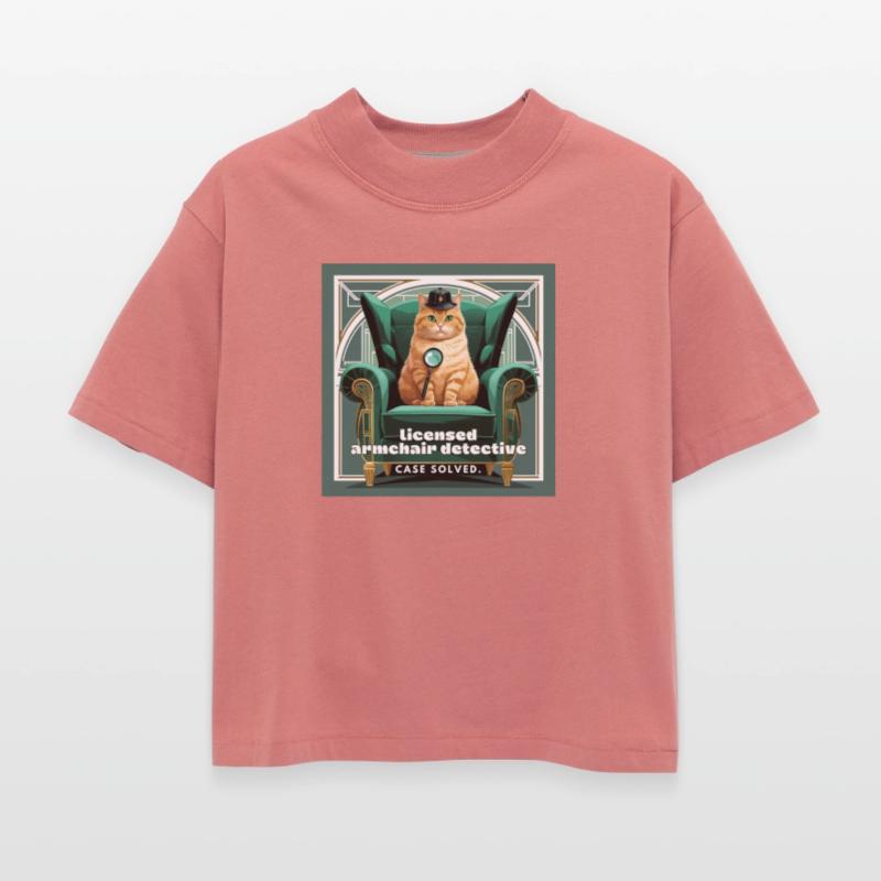 Cat Armchair Detective - Gift for True Crime Fans