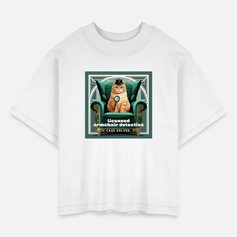 Cat Armchair Detective - Gift for True Crime Fans