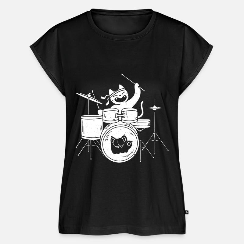 Cat on the Drums