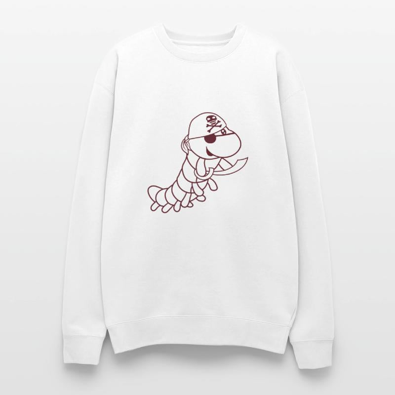 Caterpillar Evil Pirate Sailor Funny Cute Comic