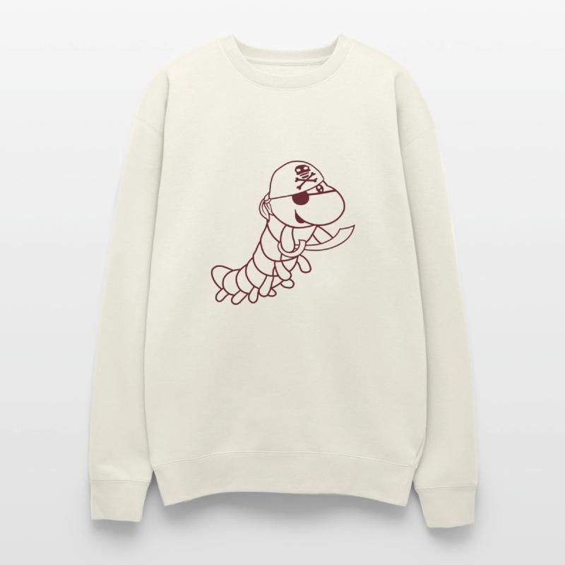 Caterpillar Evil Pirate Sailor Funny Cute Comic