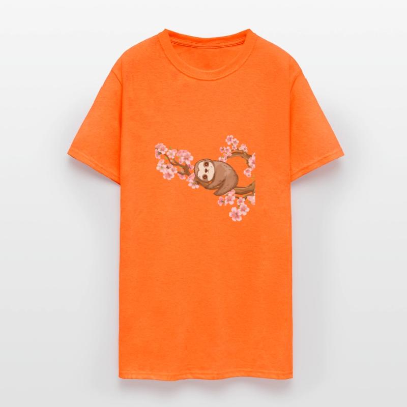 Cherry Blossom Tree Japanese Art Sloth Lover