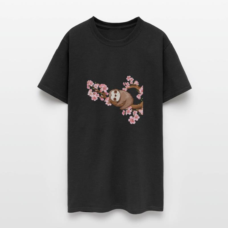 Cherry Blossom Tree Japanese Art Sloth Lover