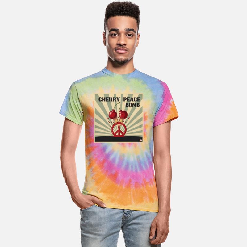 Cherry Peace Bomb – Explosive Retro Pop Art Tee