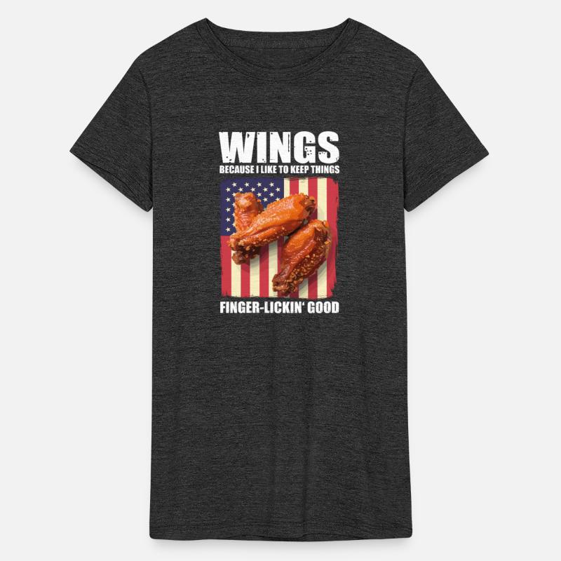 Chicken Wings USA Flag - Finger Lickin Good