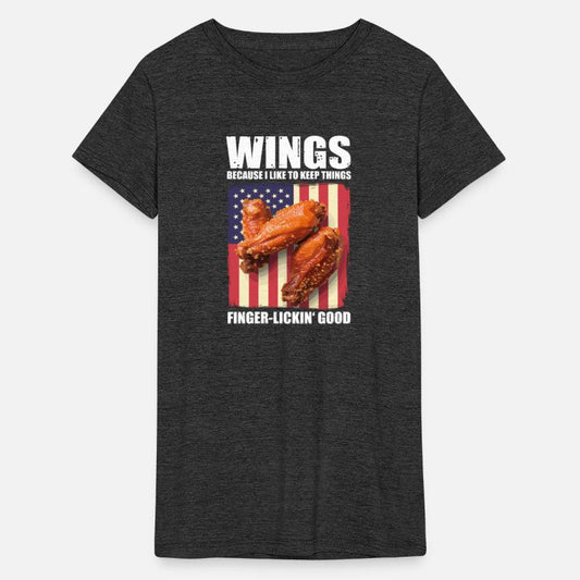 Chicken Wings USA Flag - Finger Lickin Good