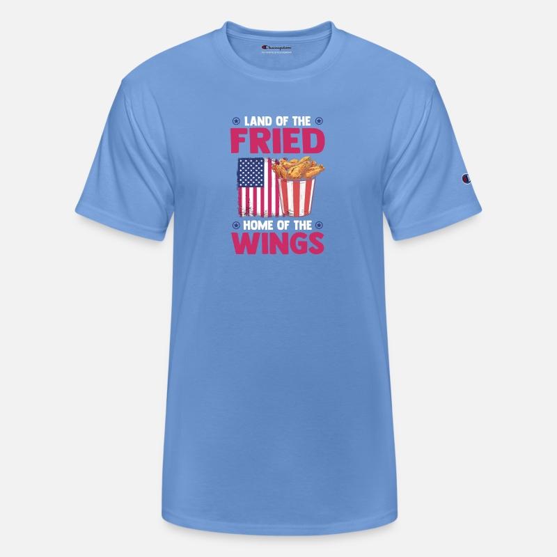 Chicken Wings USA Flag - Land Of The Fried Wings