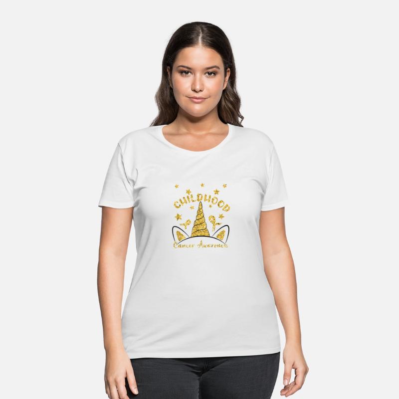 Childhood Cancer Awareness Unicorn Gold Co