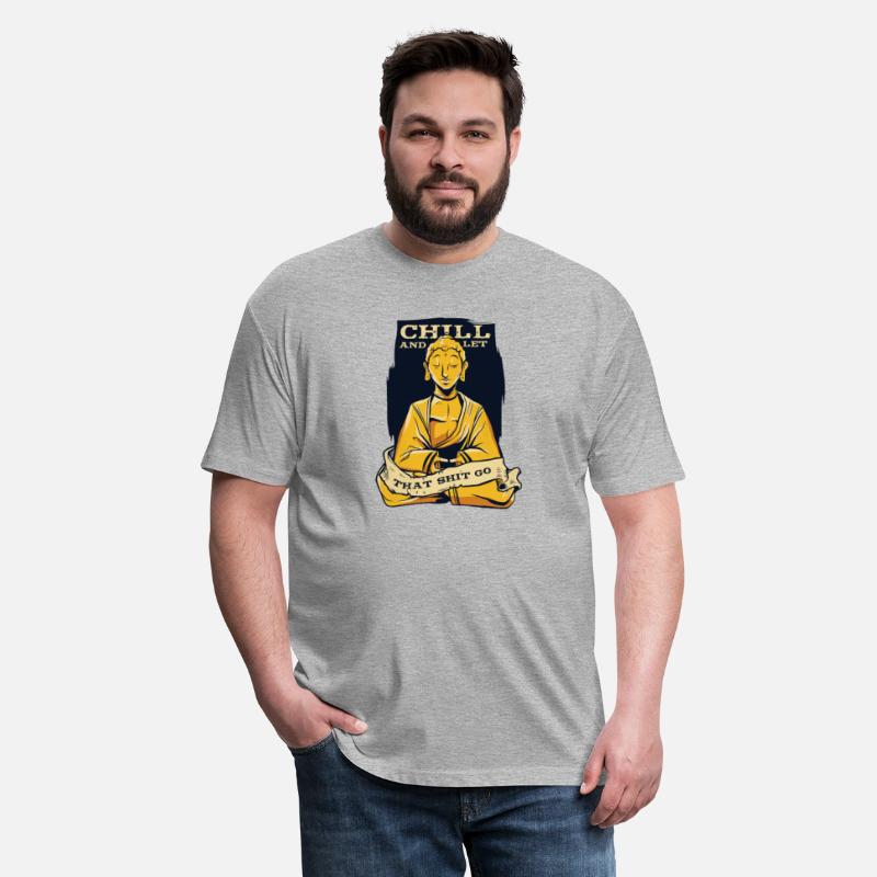 Chill And Let That Shit Go Buddhist Statue Symbol