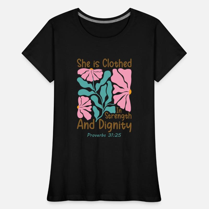 Christian She is clothed in strength and dignit