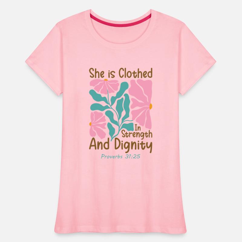 Christian She is clothed in strength and dignit