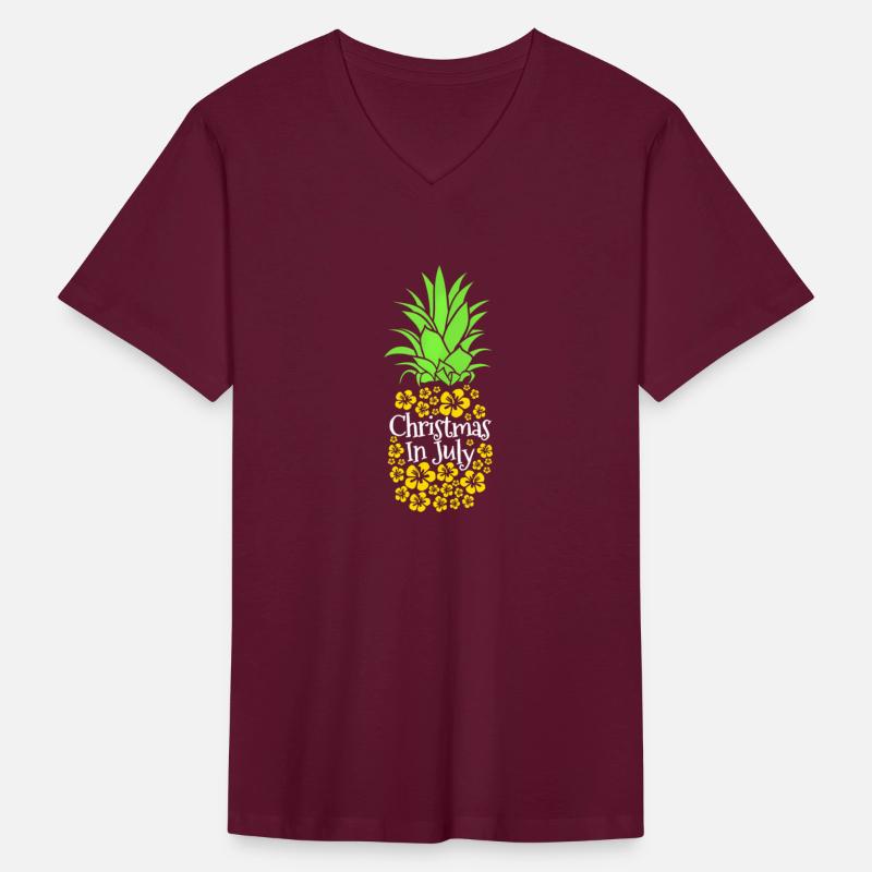 Christmas In July Funny Summer Vacation Pineapple