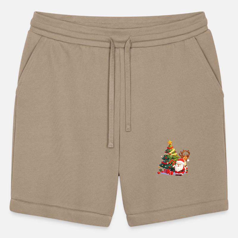 Christmas Tree Santa Claus And Reindeer