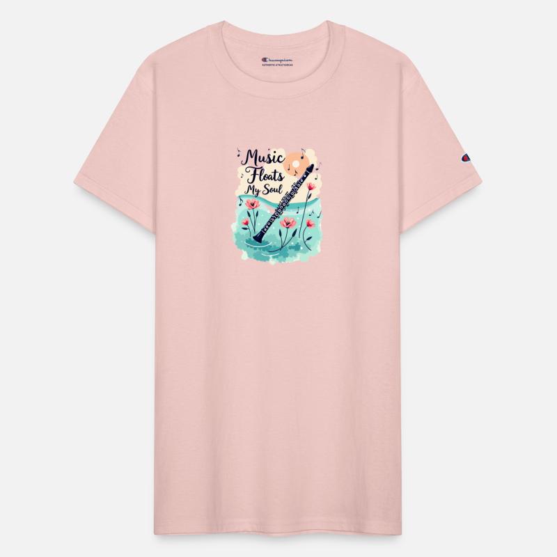 Clarinet with flowers - Music Floats My Soul