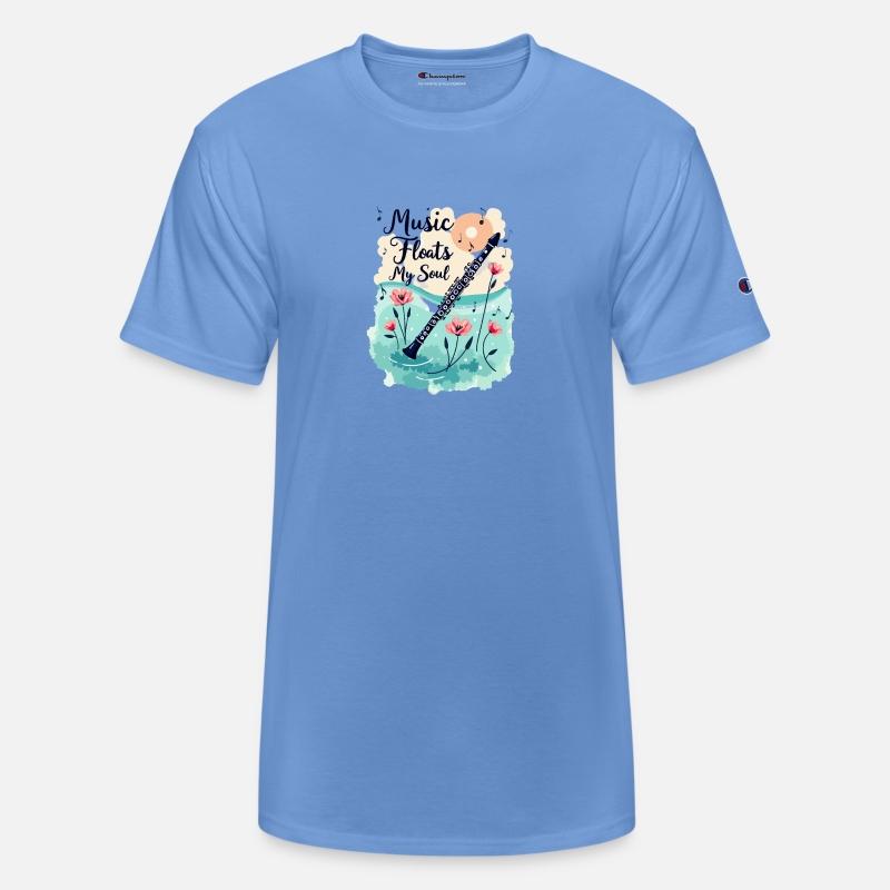 Clarinet with flowers - Music Floats My Soul