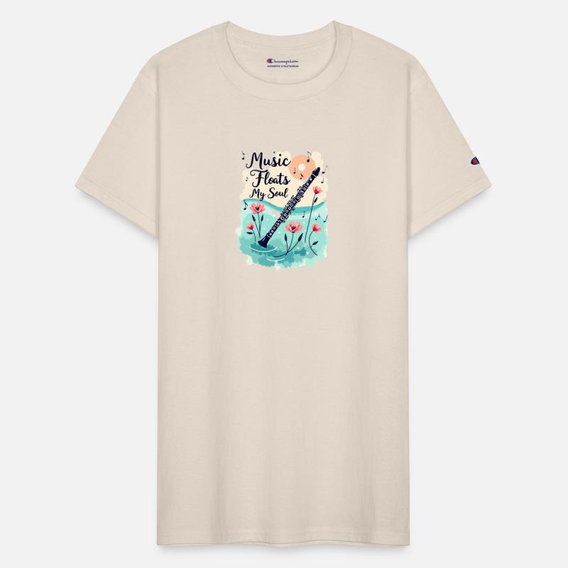 Clarinet with flowers - Music Floats My Soul