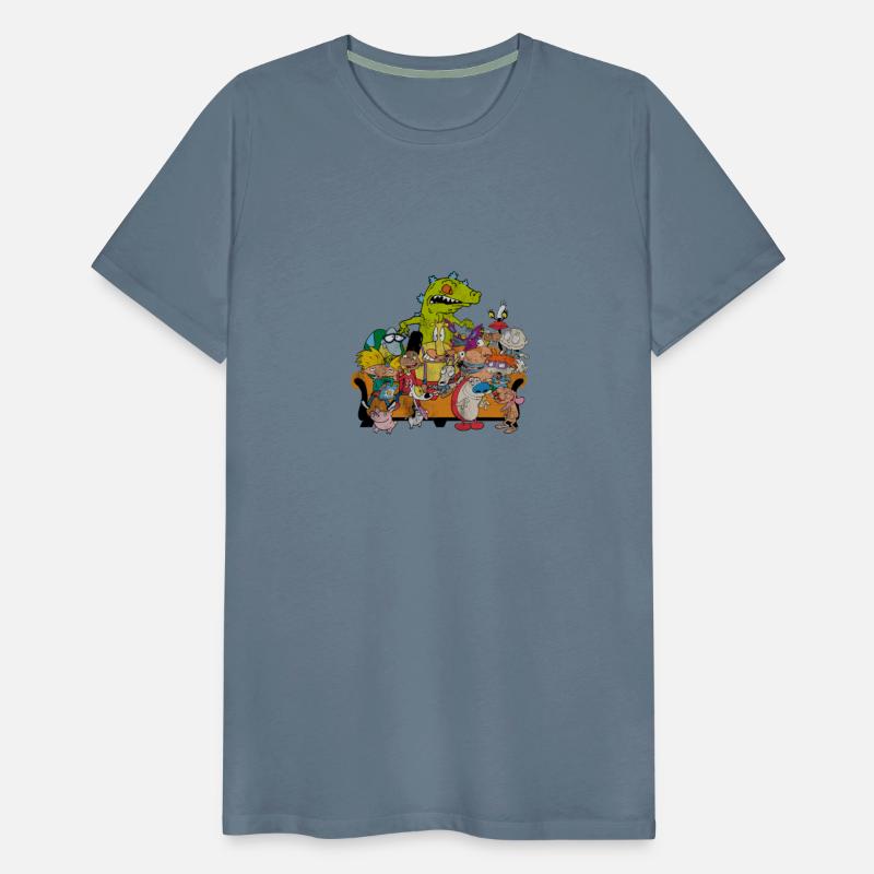 Classic 90S Nickelodeon Group Couch Gift Tee